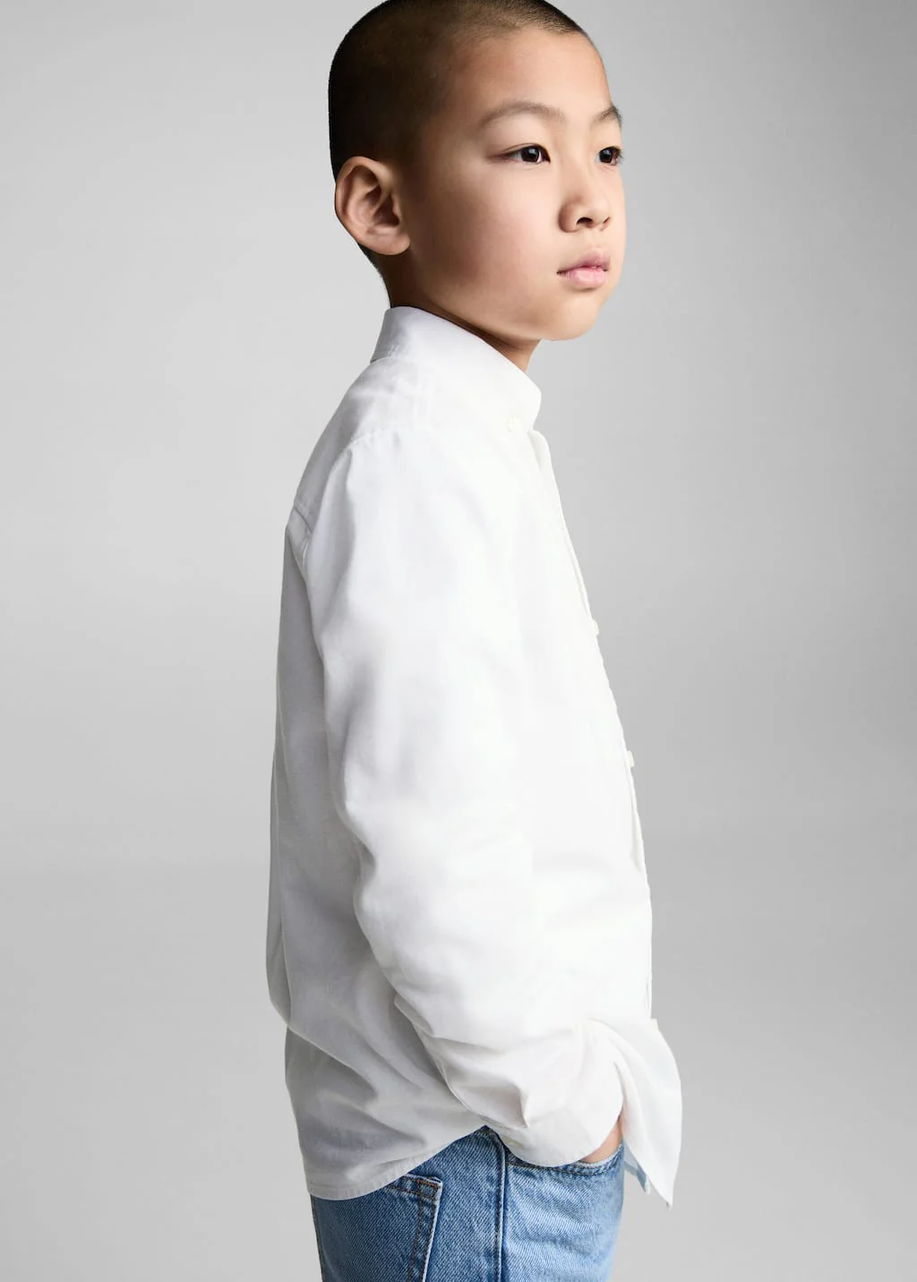 MANGO OXFORD 87050431-01 MANGO KIDS BOY SHIRT SHORT SLEEVE - Image 5